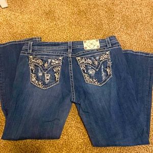 Miss Me Mid Rise Easy Boot Cut Jeans 34 Curvy Plus Size